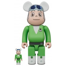 Набор фигурок (7см и 28см) Bearbrick Netflix Time Patrol Bon 100% & 400% Set