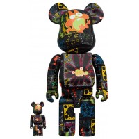 Набор фигурок (7см и 28см) Bearbrick New Akatsuka Nyarome & Beshi 100% & 400% Set