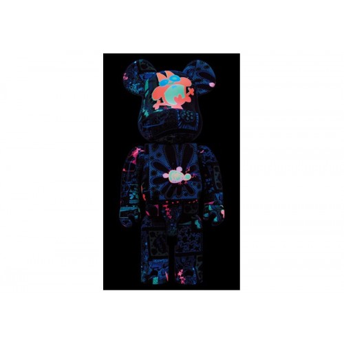 Оригинальный набор фигурок Bearbrick New Akatsuka Nyarome & Beshi 100% & 400% Set - 7см и 28см