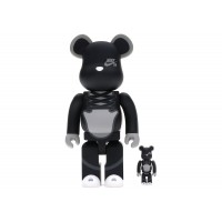 Набор фигурок (7см и 28см) Bearbrick Nike SB 100% & 400% Set Black