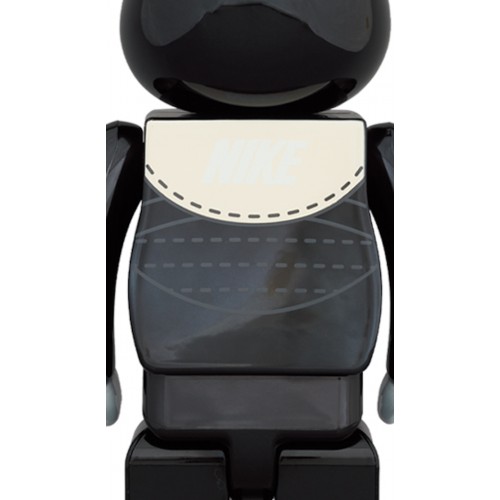 Оригинальный набор фигурок Bearbrick NIKE SB 2020 100% & 400% Set Black - 7см и 28см