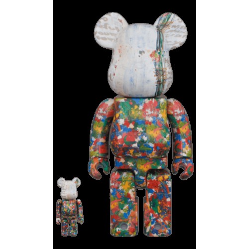 Набор из двух фигурок Bearbrick Noritake Kinaski Thanks 100% & 400% Set - 7см и 28см.