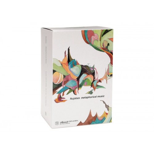 Оригинальный набор фигурок Bearbrick Nujabes (Metaphorical Music) 100% & 400% Set - 7см и 28см