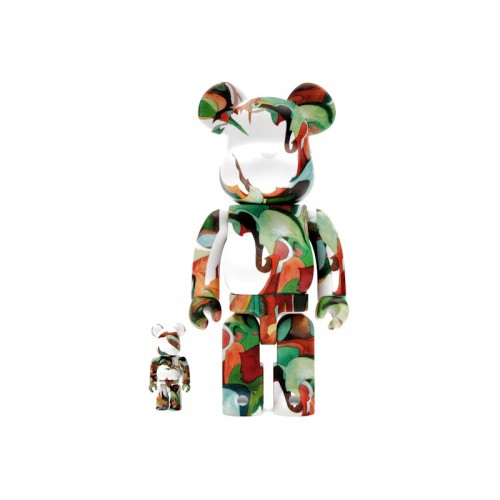 Оригинальный набор фигурок Bearbrick Nujabes (Metaphorical Music) 100% & 400% Set - 7см и 28см