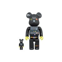 Набор фигурок (7см и 28см) Bearbrick Pac-Man 100% & 400% Set
