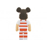 Bearbrick Peko-chan Milky Tricorn Hat Design 1000%