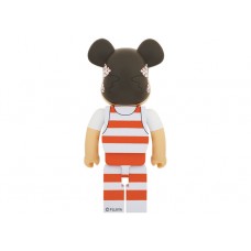 Bearbrick Peko-chan Milky Tricorn Hat Design 1000%