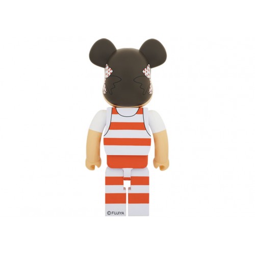 Оригинальная большая фигурка Bearbrick Peko-chan Milky Tricorn Hat Design 1000% - 70см