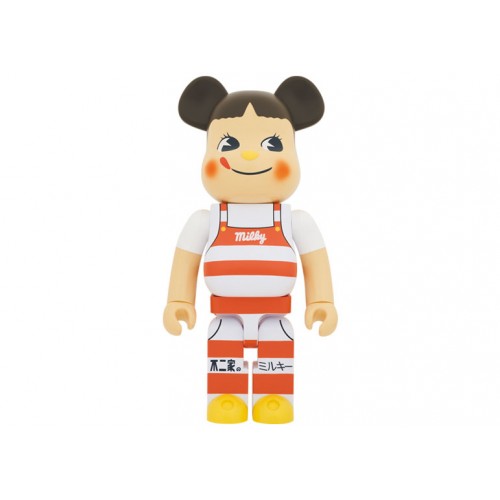 Оригинальная большая фигурка Bearbrick Peko-chan Milky Tricorn Hat Design 1000% - 70см