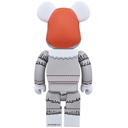 Оригинальная фигурка Bearbrick Pennywise 400% White - 28см