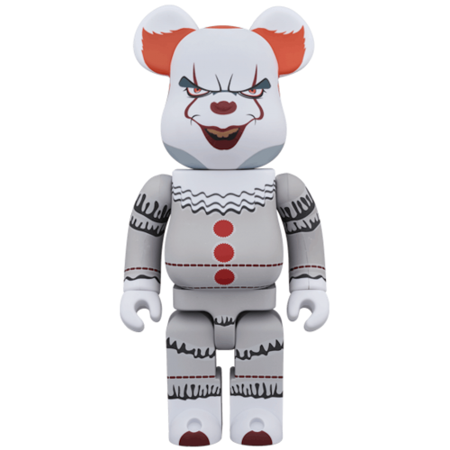 Оригинальная фигурка Bearbrick Pennywise 400% White - 28см