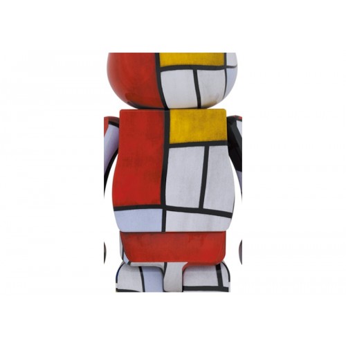 Оригинальная большая фигурка Bearbrick Piet Mondrian 1000% Multi - 70см
