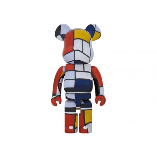 Оригинальная большая фигурка Bearbrick Piet Mondrian 1000% Multi - 70см
