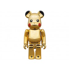 Bearbrick Pikachu 100% & 400% Set Gold Chrome Ver.