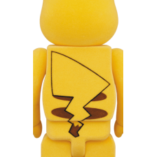 Bearbrick Pikachu Flocky Ver. 100% & 400% Set