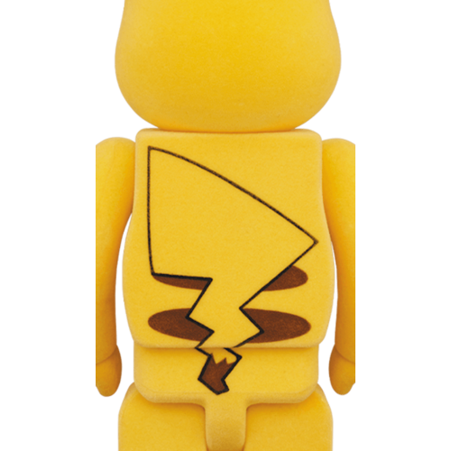 Оригинальный набор фигурок Bearbrick Pikachu Flocky Ver. 100% & 400% Set - 7см и 28см