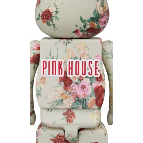 Оригинальная фигурка Bearbrick Pink House 400% - 28см