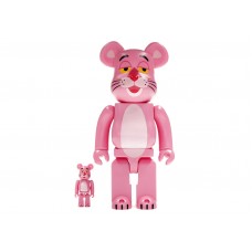 Набор фигурок (7см и 28см) Bearbrick Pink Panther 100% & 400% Set
