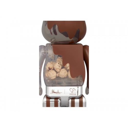 Оригинальная фигурка Bearbrick Popcorn Be@R Chocolate Ver. 400% - 28см