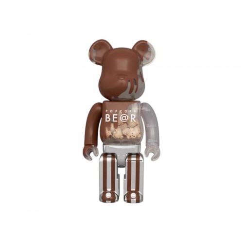 Оригинальная фигурка Bearbrick Popcorn Be@R Chocolate Ver. 400% - 28см