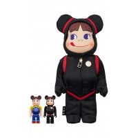 Набор фигурок (7см и 28см) Bearbrick POTR Peko-Chan Milky 100% & 400% Set