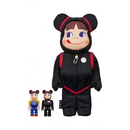 Оригинальный набор фигурок Bearbrick POTR Peko-Chan Milky 100% & 400% Set - 7см и 28см