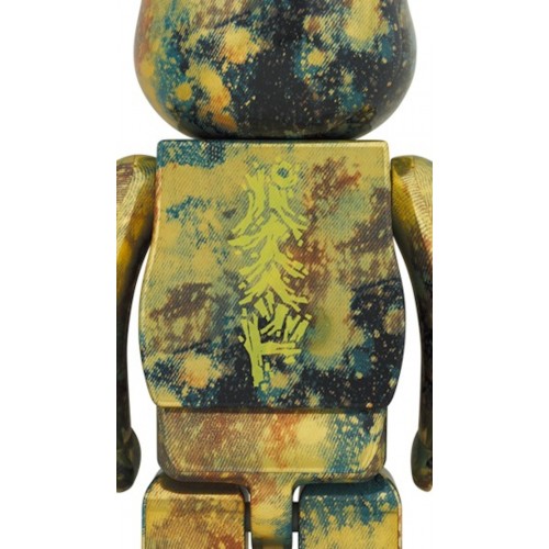 Оригинальная большая фигурка Bearbrick Pushead #5 1000% Gold - 70см