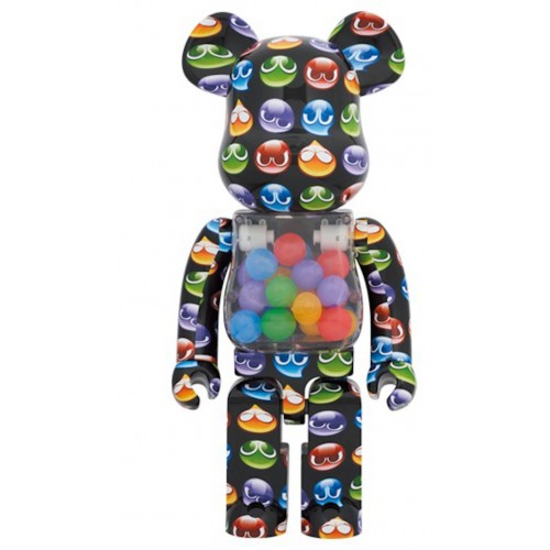 Оригинальная большая фигурка Bearbrick Puyo Puyo 1000% - 70см