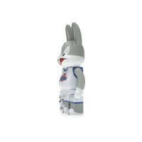 Bearbrick x Space Jam Rabbrick Bugs Bunny 100% & 400% Set Grey
