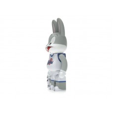 Bearbrick x Space Jam Rabbrick Bugs Bunny 100% & 400% Set Grey