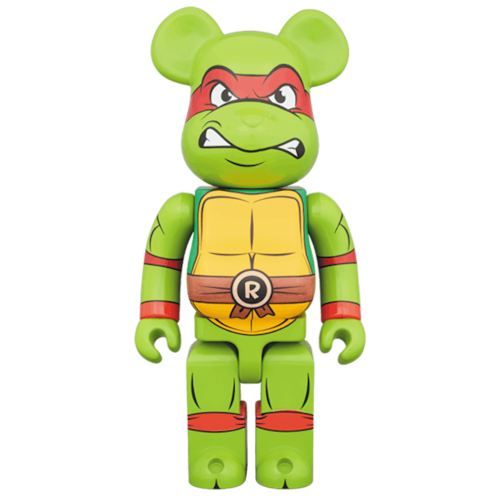 Оригинальный набор фигурок Bearbrick Raphael 100% & 400% Set Green - 7см и 28см