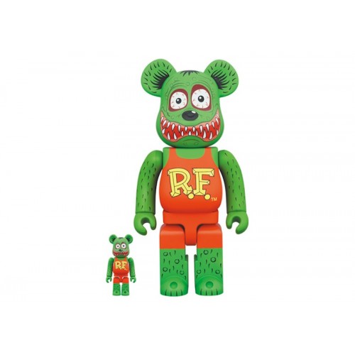Оригинальный набор фигурок Bearbrick Rat Fink 100% & 400% Set - 7см и 28см