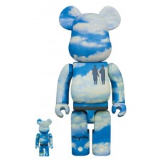 Bearbrick Rene Magritte "La Reconaissance Infine 1963/The Castle of the Pyrenees" 100% & 400% Set