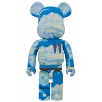 Bearbrick Rene Magritte "La Reconaissance Infine 1963/The Castle of the Pyrenees" 1000%