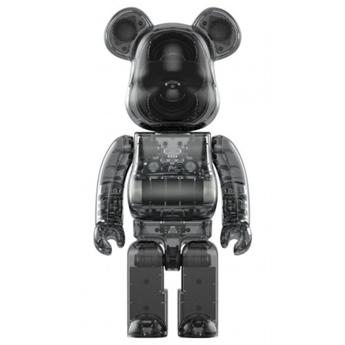 Оригинальная фигурка Bearbrick Rinaro Audio 400% Portable Speaker Smoke - 28см