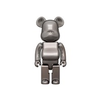 Bearbrick Rinaro Audio Chrome Portable Bluetooth Speaker 400% Platinum