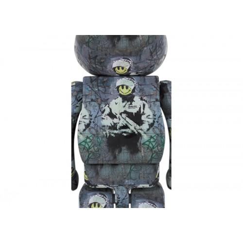 Оригинальная большая фигурка Bearbrick Riot Cop 1000% - 70см