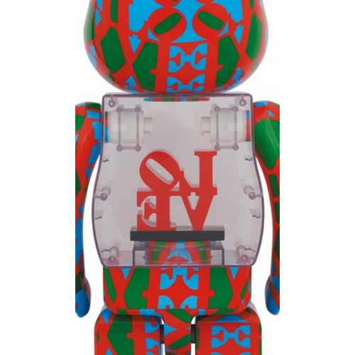 Оригинальная большая фигурка Bearbrick Robert Indiana "LOVE" 1000% - 70см