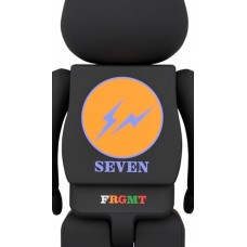 Bearbrick ROBERT INDIANA x fragmentdesign 100% & 400% Set Black/White