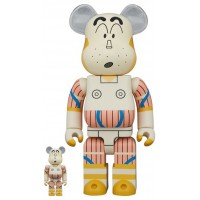 Набор фигурок (7см и 28см) Bearbrick Robo-Chan 100% & 400% Set