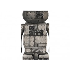 Bearbrick Royal Selangor Steampunk Iron Bright 400% Silver