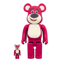 Набор фигурок (7см и 28см) Bearbrick Rozzo 100% & 400% Set Pink