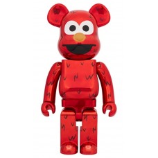 Большая фигурка (70см) Bearbrick Sesame Street Elmo 10 Chrome