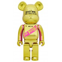 Большая фигурка (70см) Bearbrick Sex Pistols "Never Mind The Bollocks" 10 Chrome