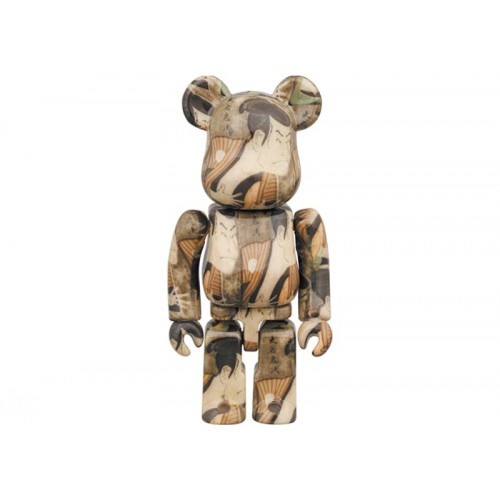 Оригинальный набор фигурок Bearbrick Sharaku Toshusai (Otani Oniji III as Yakko Edobei) 100% & 400% Set - 7см и 28см