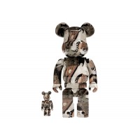 Набор фигурок (7см и 28см) Bearbrick Sharaku Toshusai (Otani Oniji III as Yakko Edobei) 100% & 400% Set