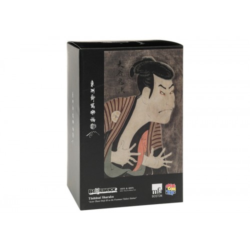 Оригинальный набор фигурок Bearbrick Sharaku Toshusai (Otani Oniji III as Yakko Edobei) 100% & 400% Set - 7см и 28см