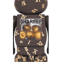 Bearbrick Shareef 2 100% & 400% Set Brown/Gold