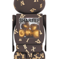 Bearbrick Shareef 2 100% & 400% Set Brown/Gold