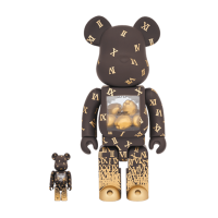 Bearbrick Shareef 2 100% & 400% Set Brown/Gold